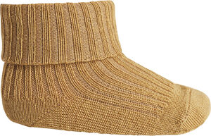 ANKLE WOOL RIB TURN DOWN
