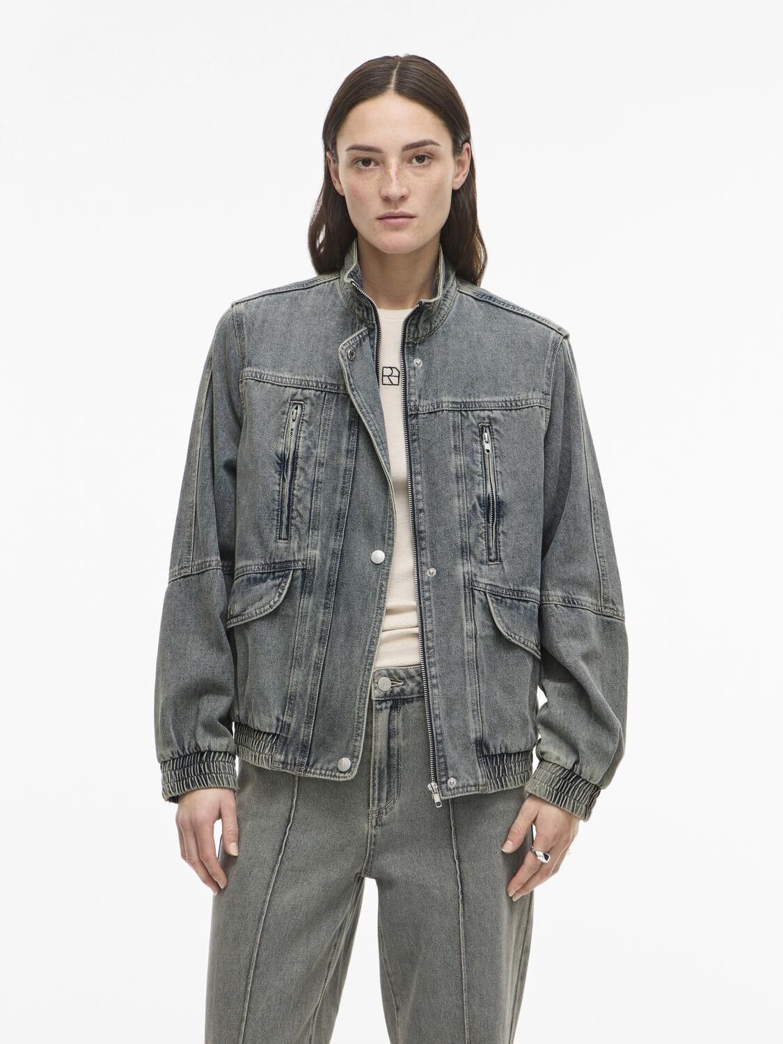 ROUVIVIAN L/S DENIM JACKET/PF