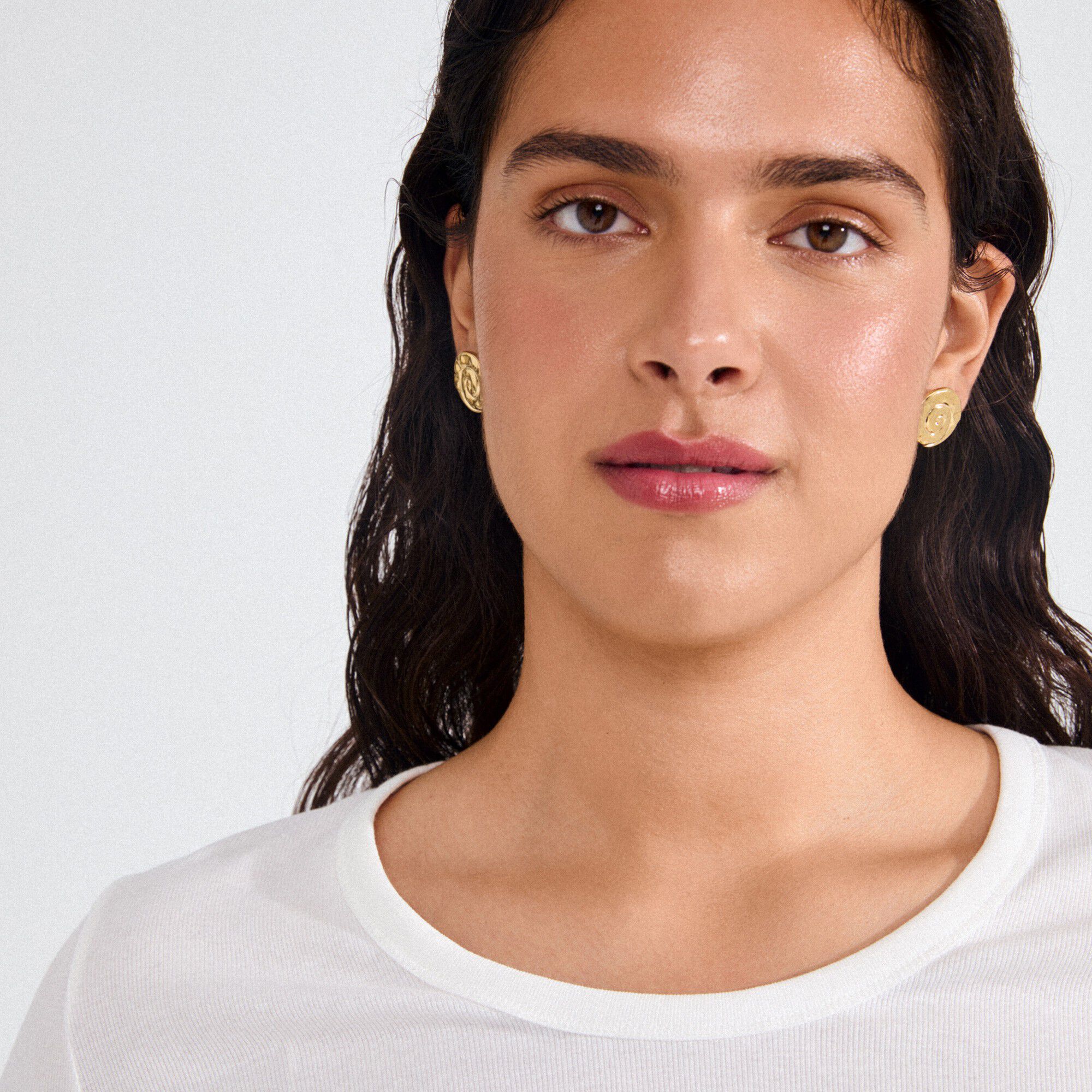 HAZE earrings gold-plated