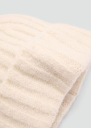 Ribbed knit beanie