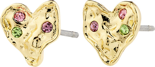 RYAN heart earrings gold-plated