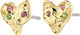 RYAN heart earrings gold-plated
