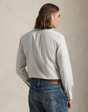 Slim Fit Striped Oxford Shirt