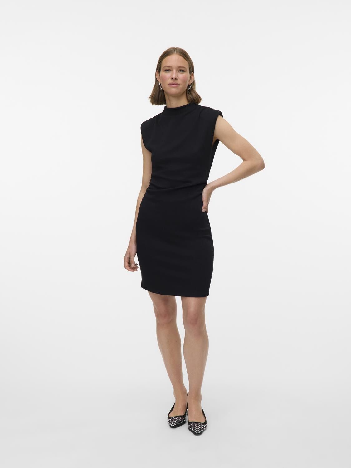 VMNELLI SL HIGH NECK SHORT DRESS JR
