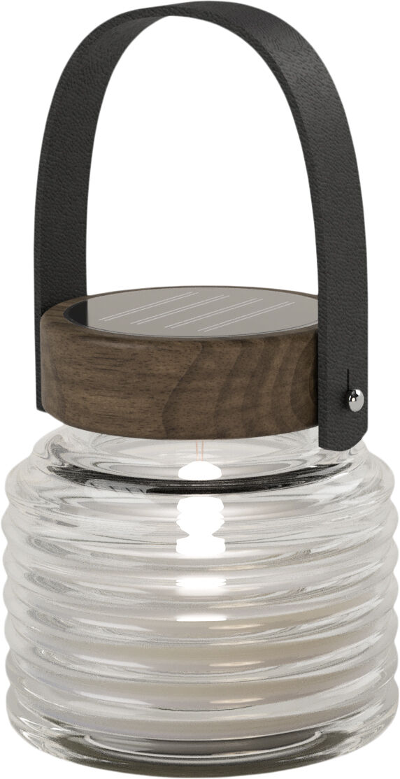 Aston Solar Krukke, &Oslash;12xH12cm, Sort/Brun