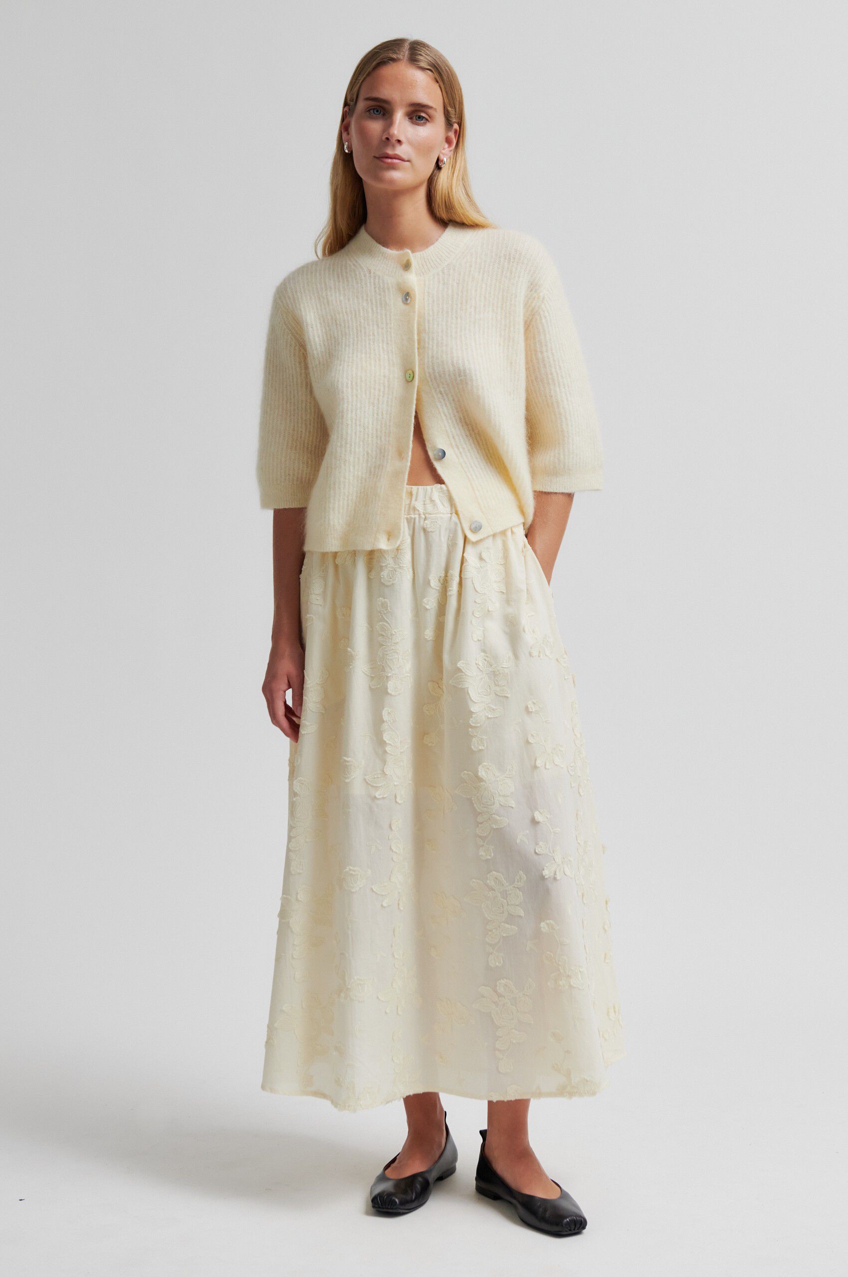 Andrea Knit Rib Cardigan