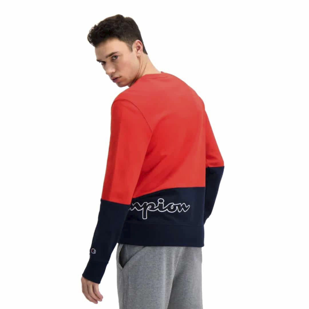 Colour Block Wraparound Logo sweatshirt