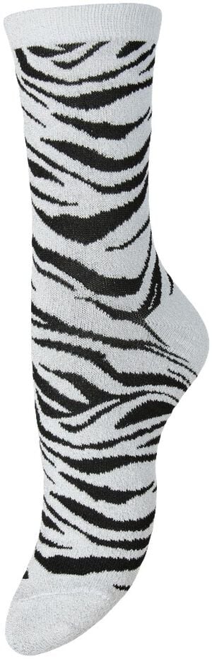 PCSEBBY GLITTER LONG AOP SOCKS NOOS