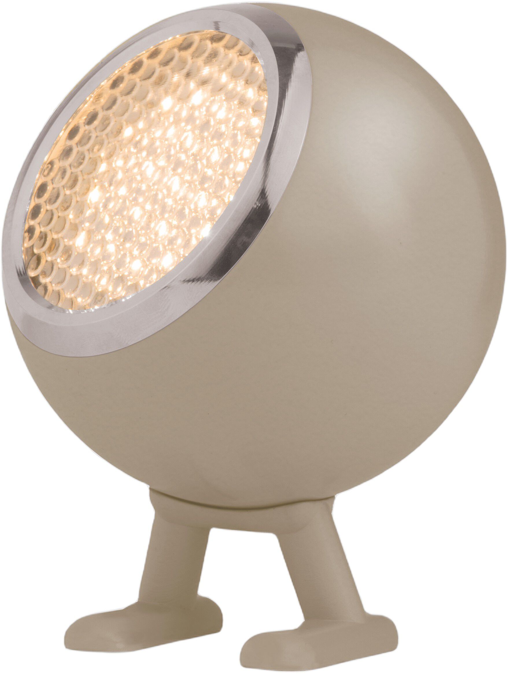 Norbitt, LED lamp, Rechargeable, In/Outdoor, Mushroom Brown