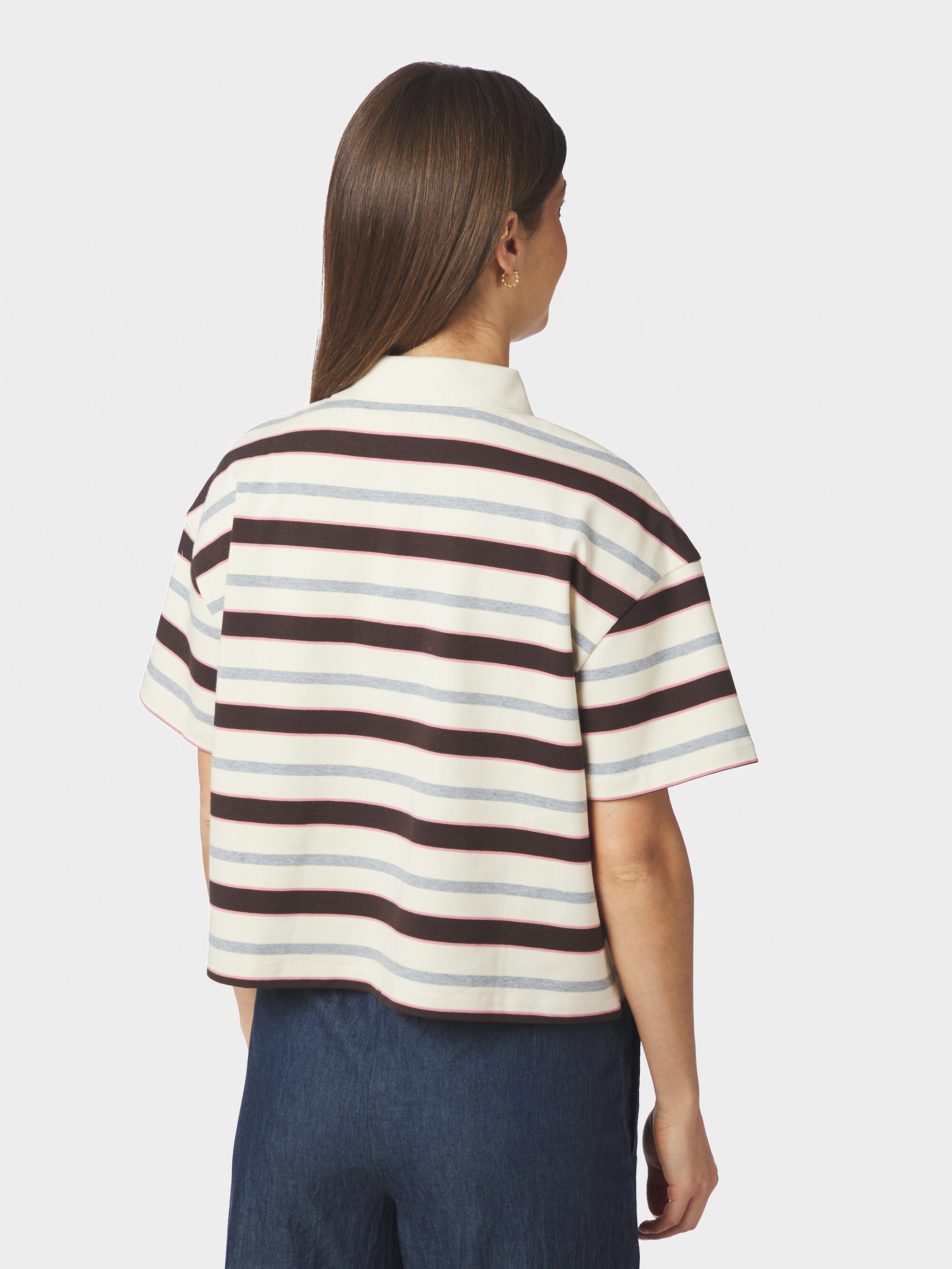 Vennera Triple Stripe Polo Tee