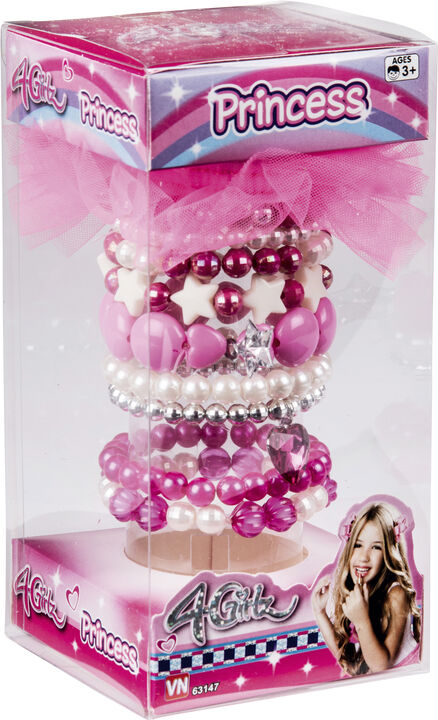 4-GIRLZ PERLEARMBÅND SÆT