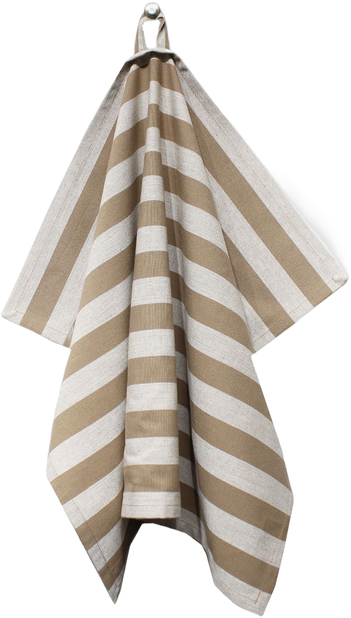 Tea Towels 50x70 cm BIRK - Stripe camel