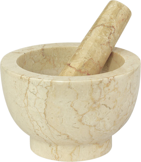 Morter JUPITER marmor beige Ø13cm