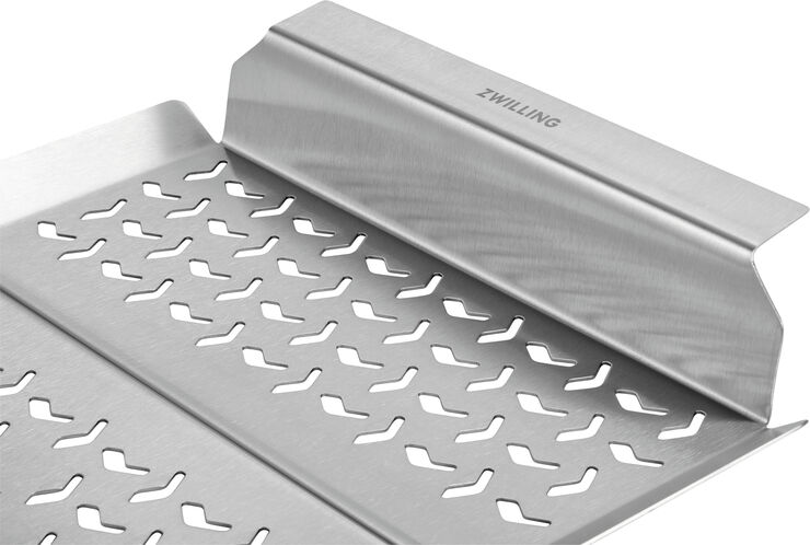 BBQ+ Grillkurv XL Sølv Rektangulær