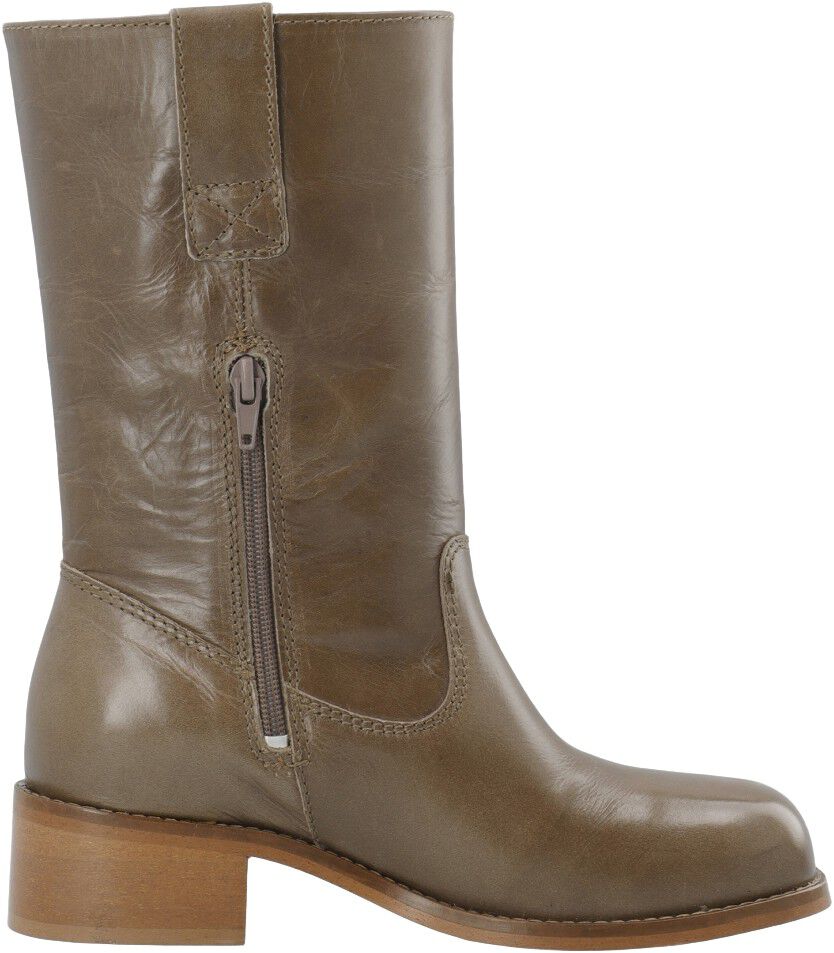 CASVILMA Pull On Mid Cut Boot Stone Leather