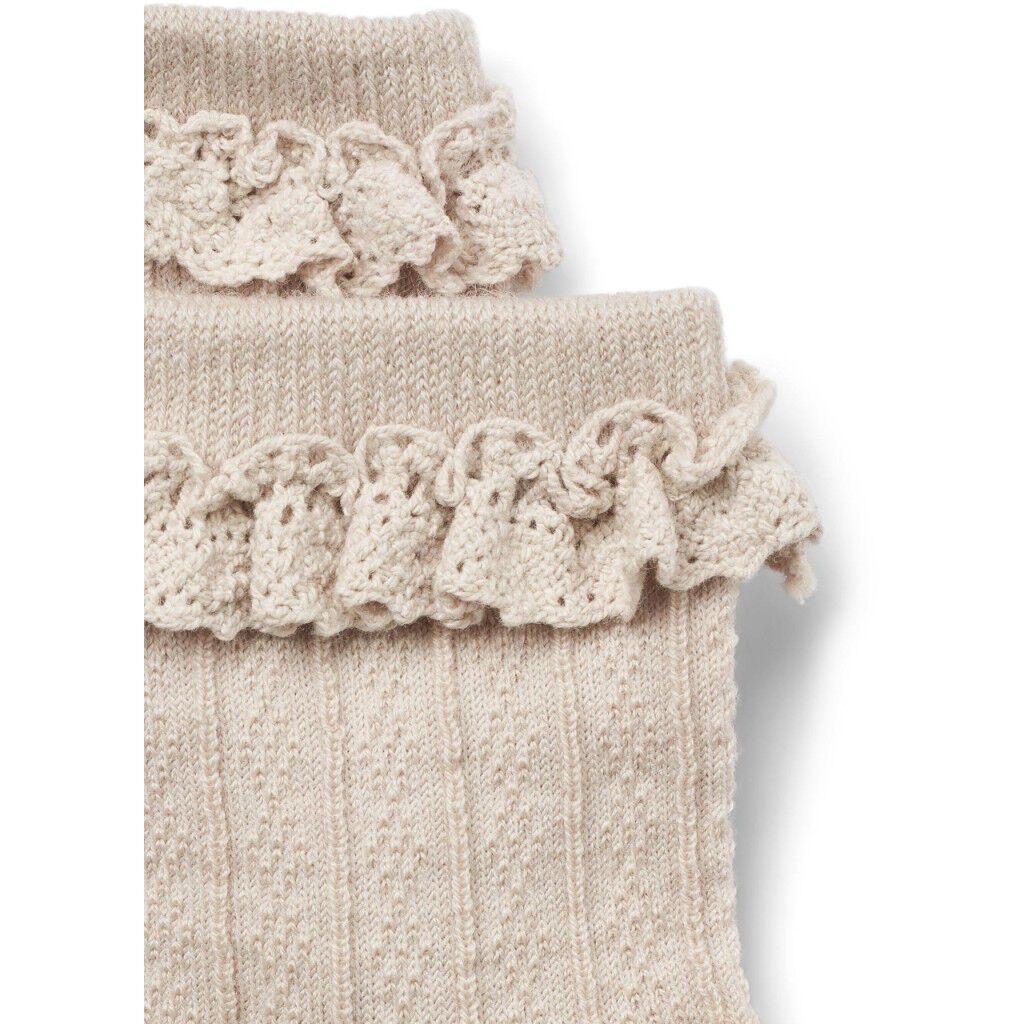 Blonde Uldsokker Nora