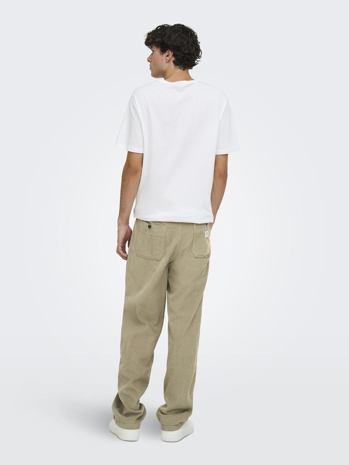ONSTOBY LOOSE TAP CORD BRAY PANTS W