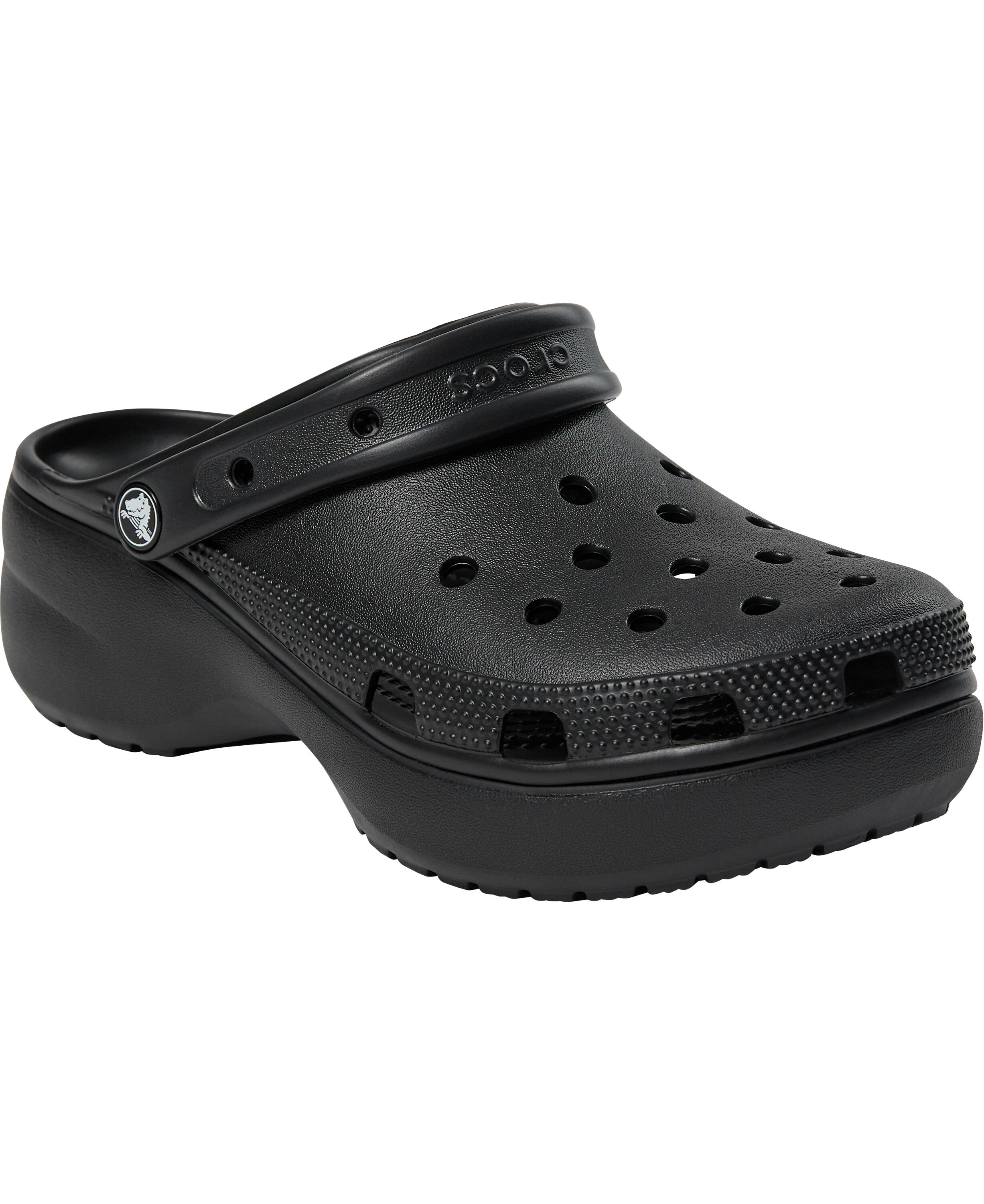 Classic Platform Clog W Blk