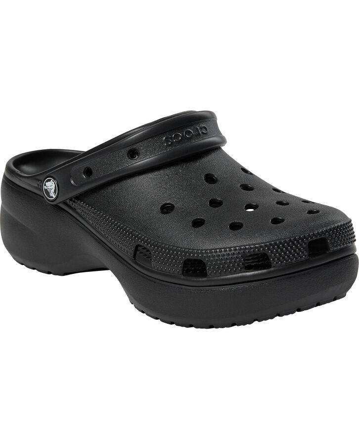 Classic Platform Clog W Blk