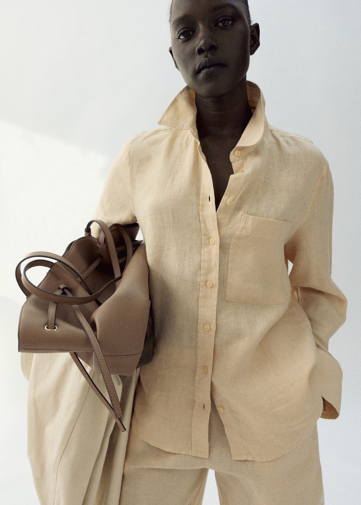 Pocket linen shirt