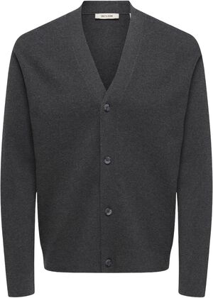 ONSTING LIFE REG LS CARDIGAN KNIT N