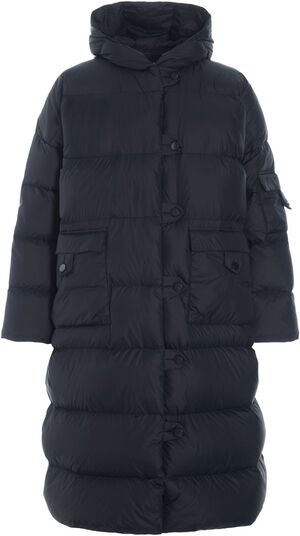Feather down frakke med lommer