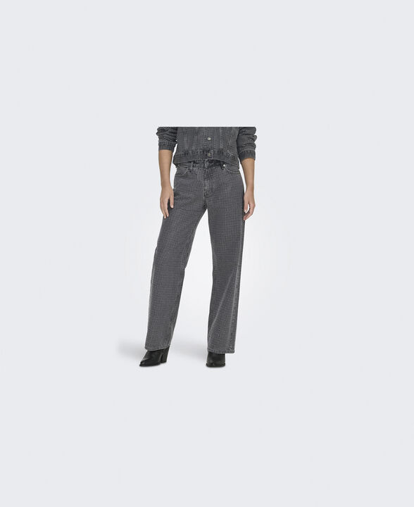 ONLHUDSON REG WIDE DECO RED DNM CRO