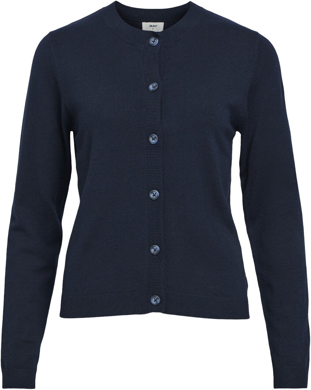 OBJTHESS L/S SHORT CARDIGAN NOOS