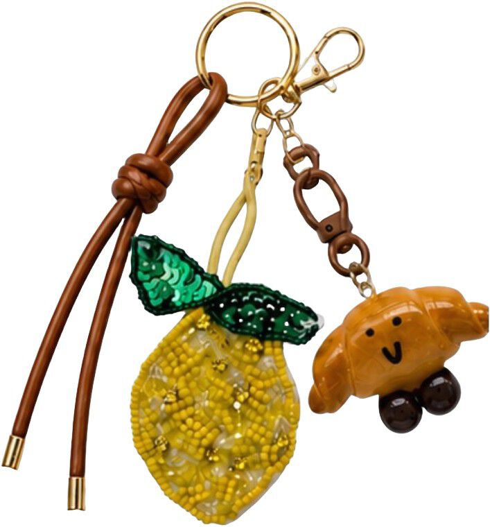 Citron med perler, n&oslash;glering