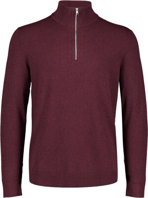 Soft viscose blend half zip