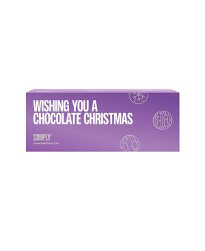 Chokoladeæske - Simply® WHISHING YOU A CHOCOLATE CHRISTMAS (27 stk. )