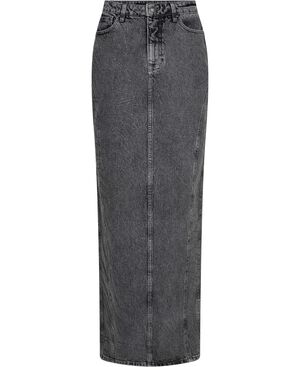 RHINESTONE DENIM SKIRT