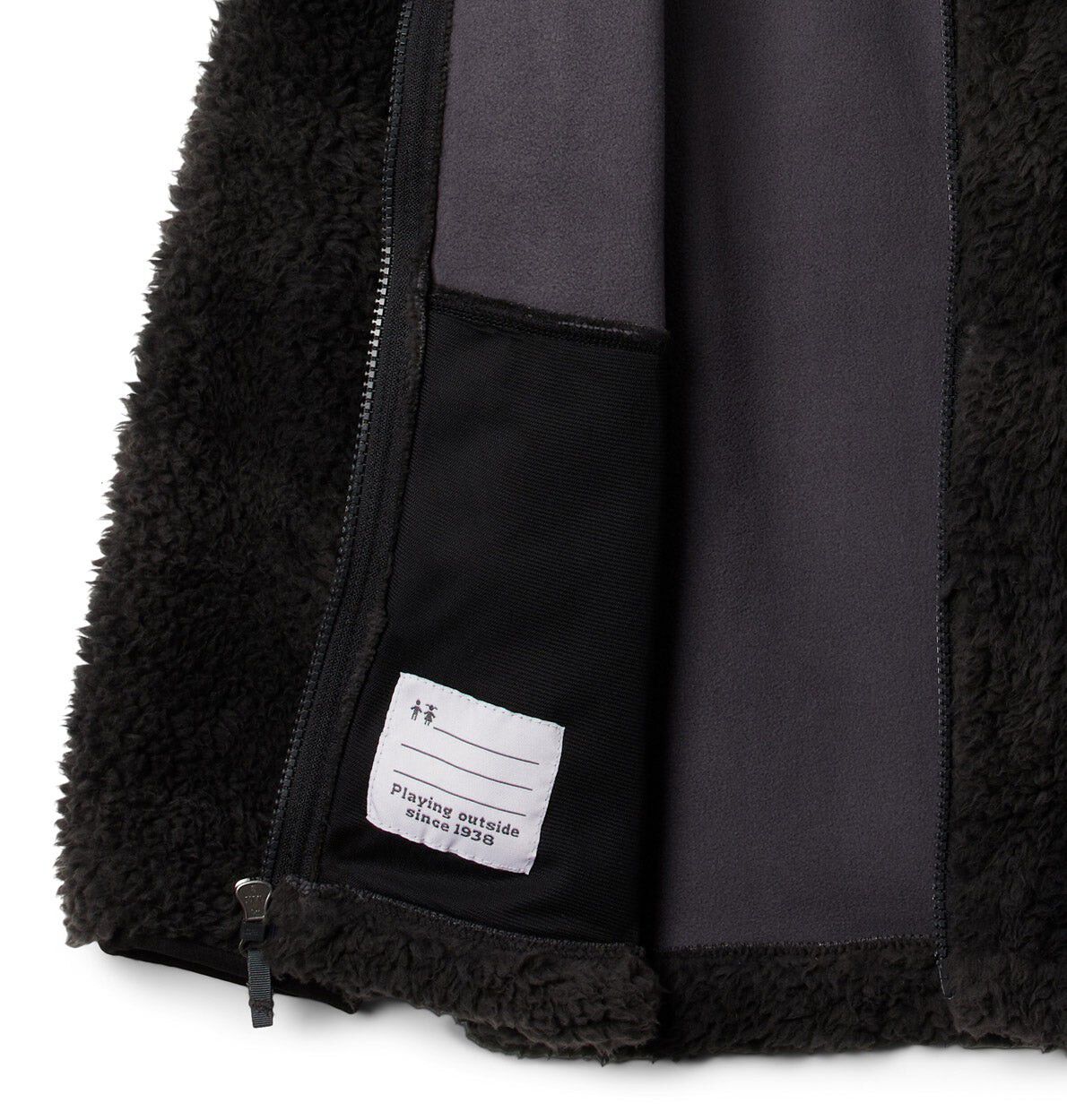 Winter Pass Printed Sherpa fleecejakke