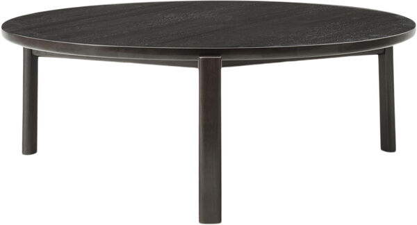 Passage Lounge Table, Ø90, Dark Lac