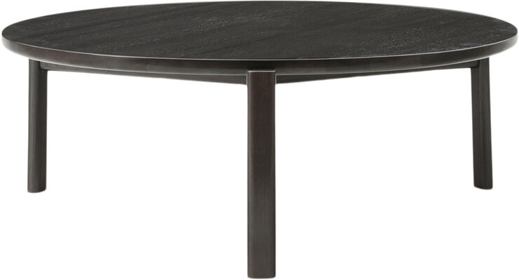 Passage Lounge Table, Ø90, Dark Lac