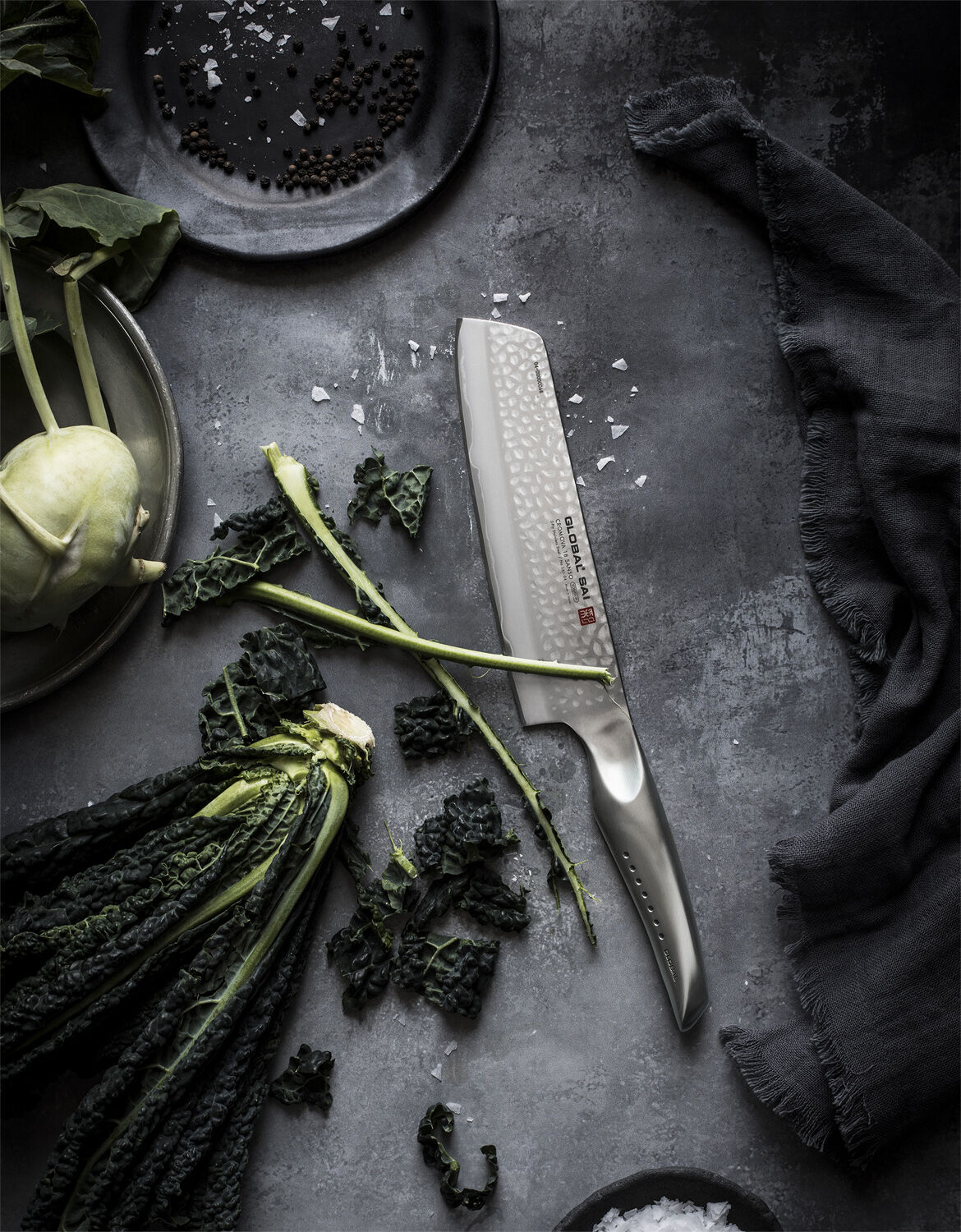 SAI-04 gr&oslash;ntsagskniv 19 cm.