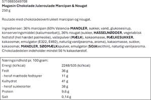 Juleroulade, Marcipan & Nougat 250 g