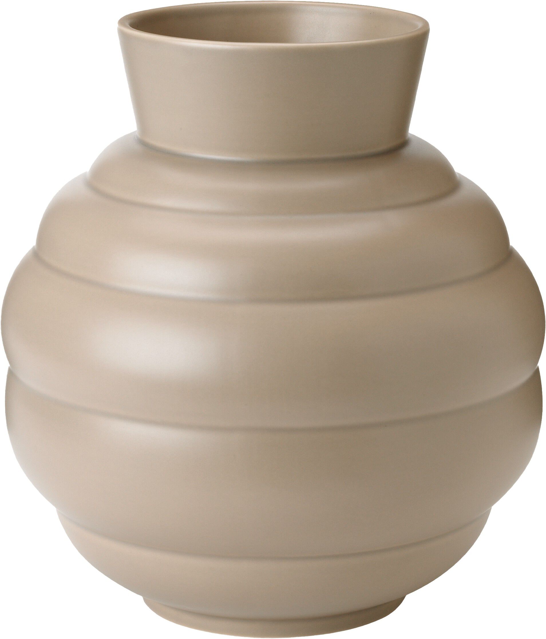 Tortus Archie vase No3 H 26. 5 cm dark sand