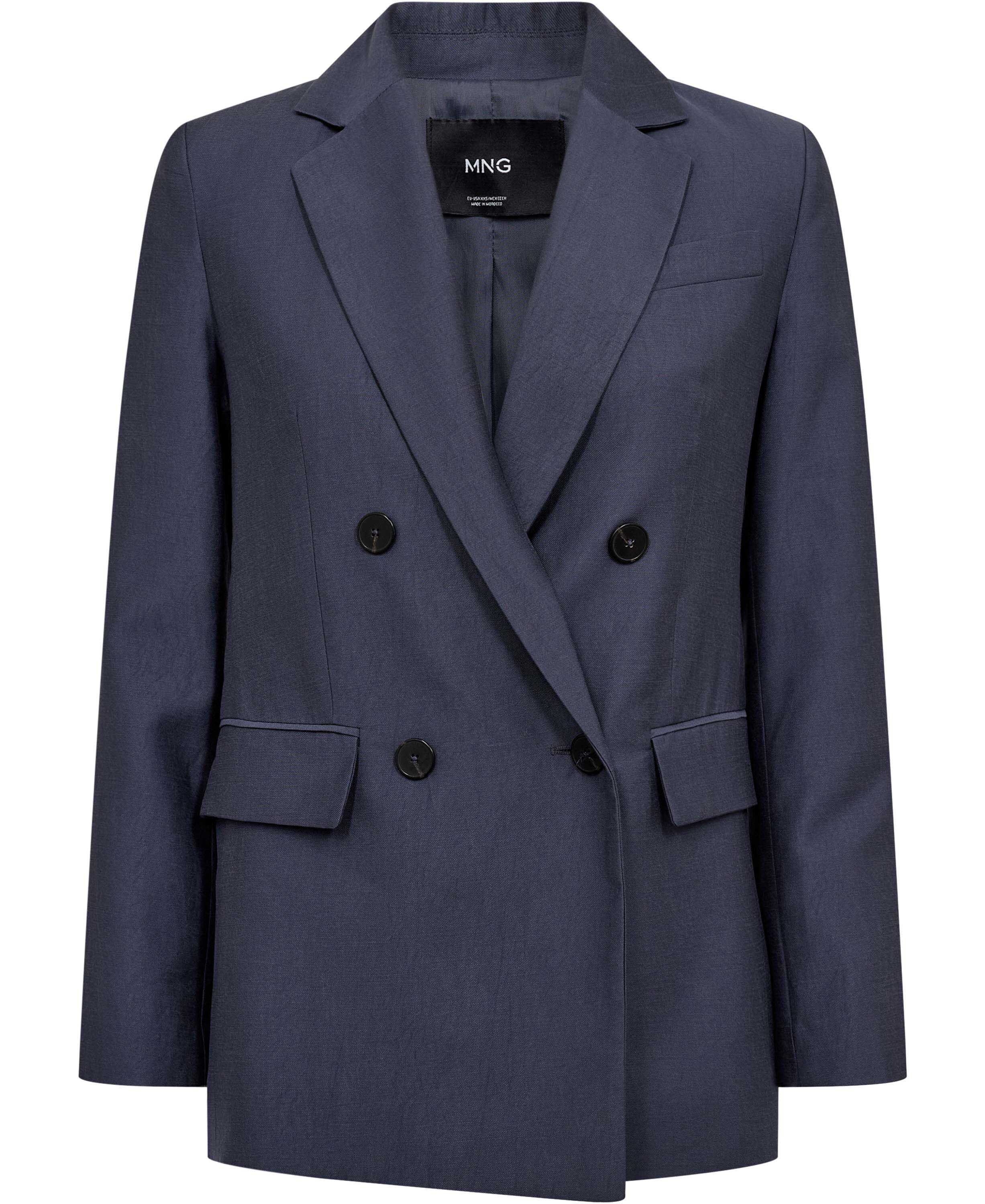 Straight-fit lyocell suit jacket