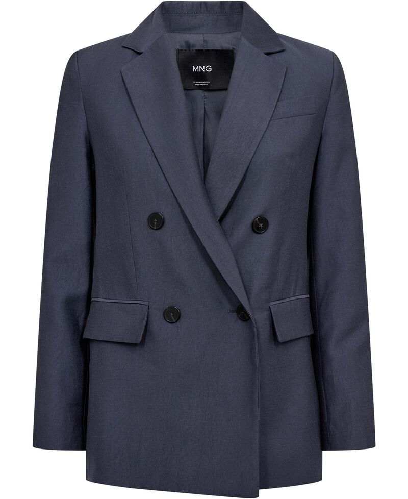 Straight-Fit Lyocell Suit Jacket