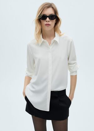 Fluid long-sleeved shirt