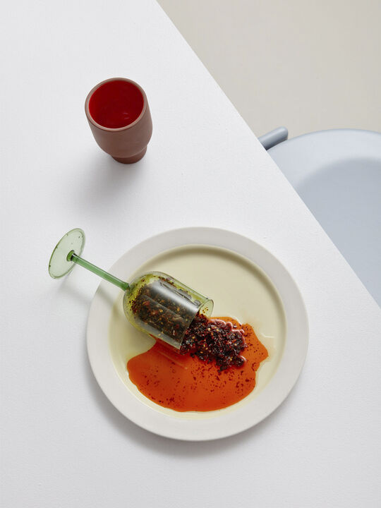 WINE GLASS, 2 PCS, TALL, GREEN, 70177G