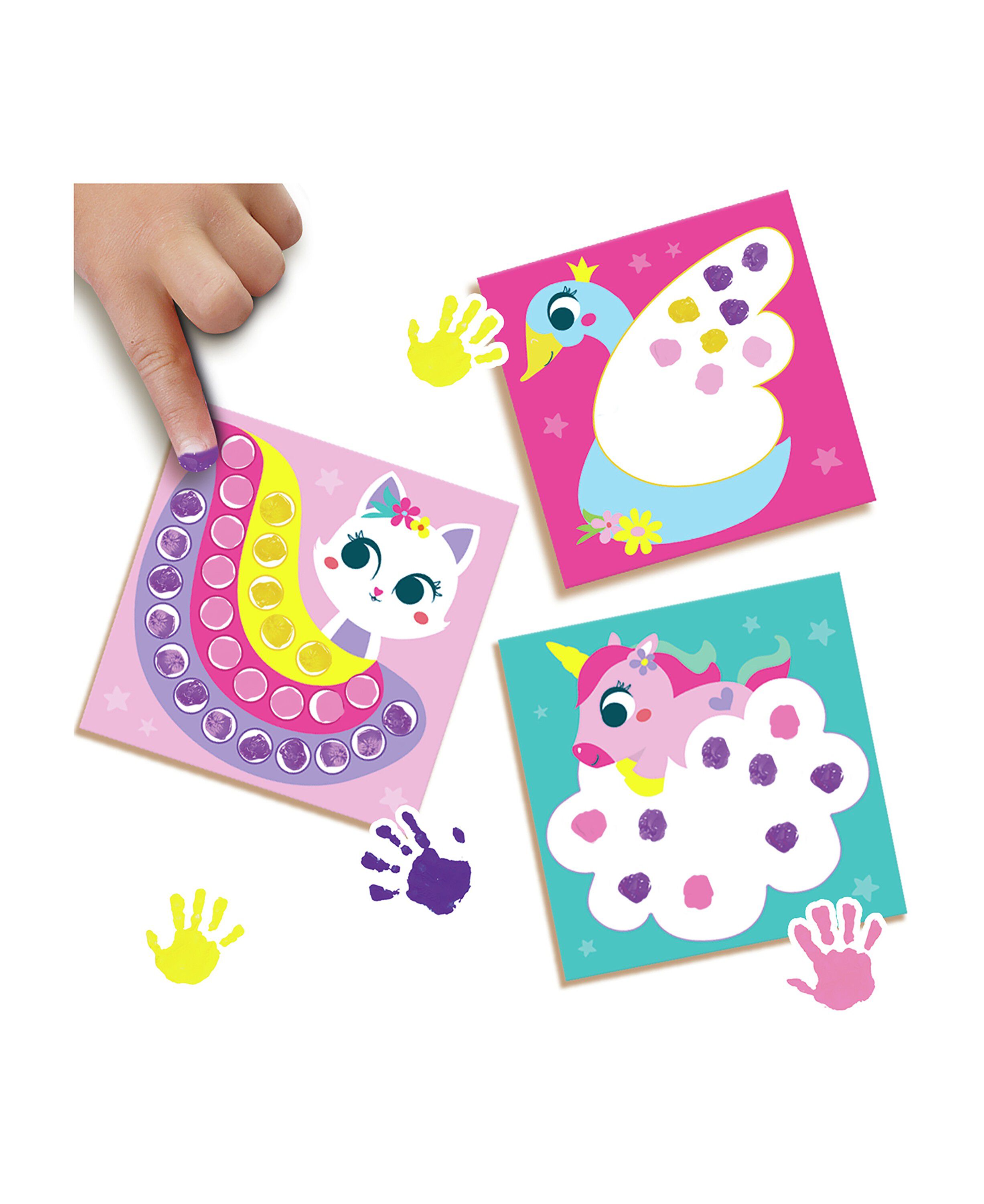 SES Creative - Min f&oslash;rste - Fingermaling - Fantasi figurer