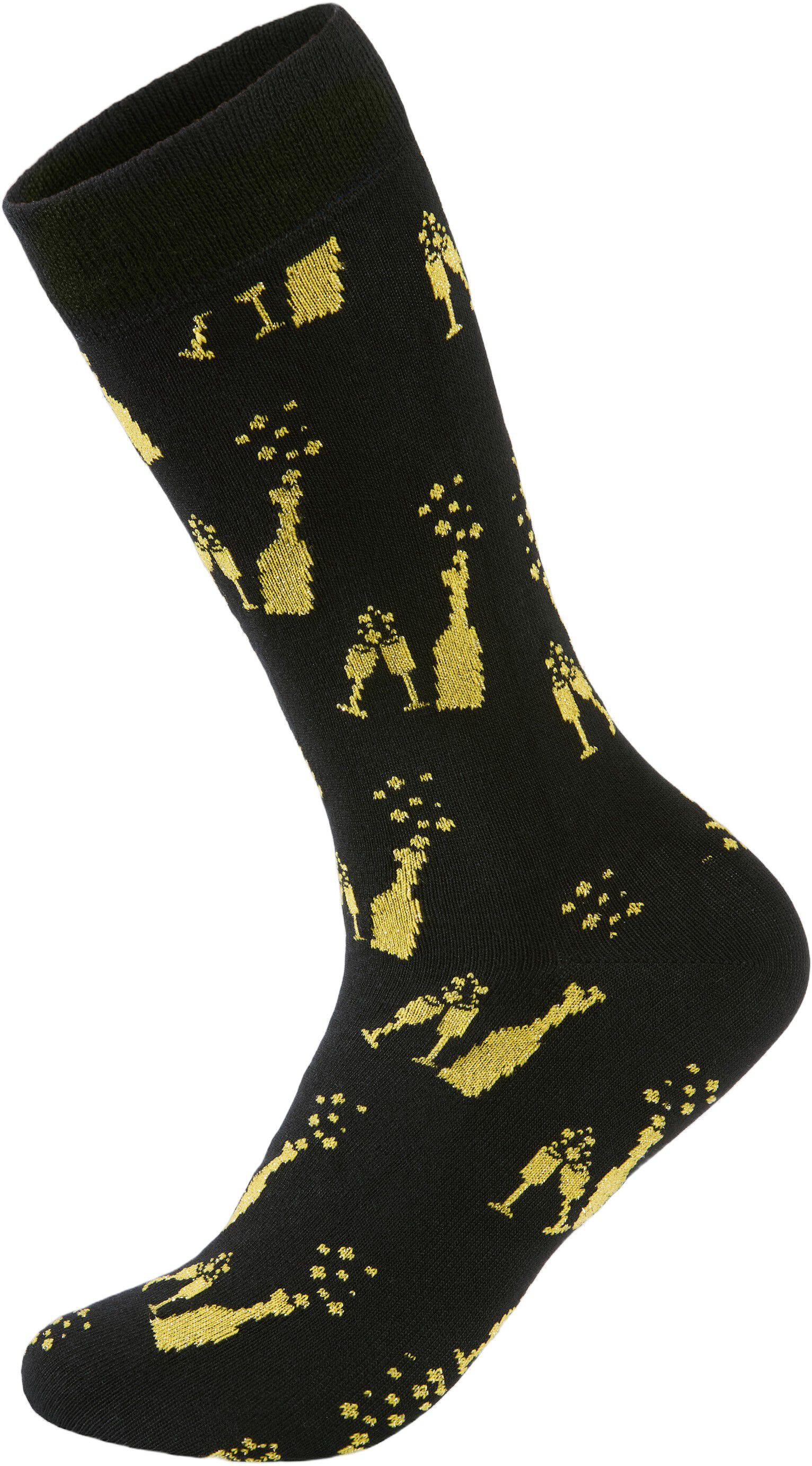 New year bamboo sock
