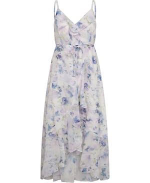 Kjole i blomstret print