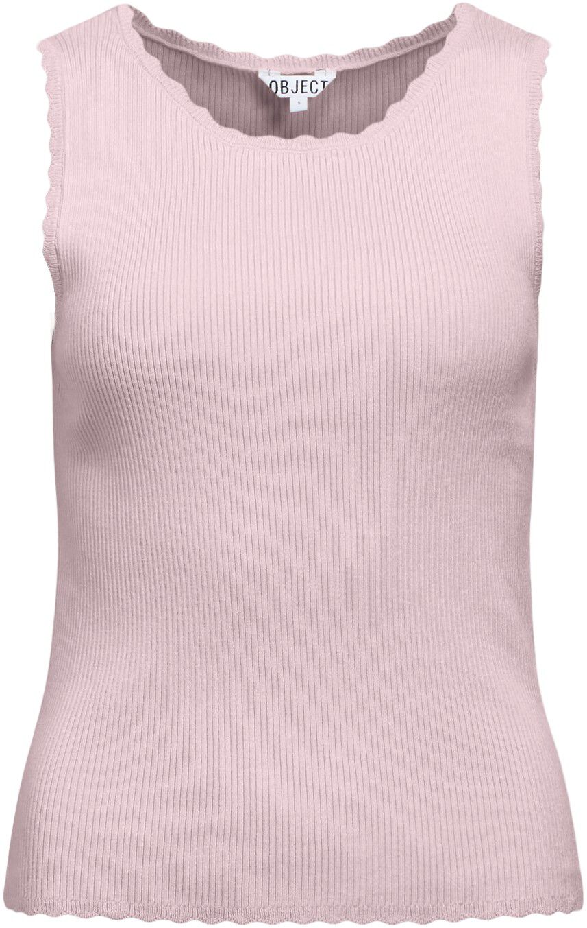 OBJKELLY S/L RE O-NECK TOP DIV