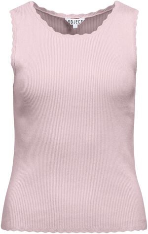 OBJKELLY S/L RE O-NECK TOP DIV