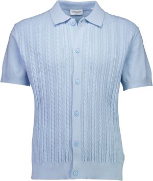 Knitted S/S cable cardigan