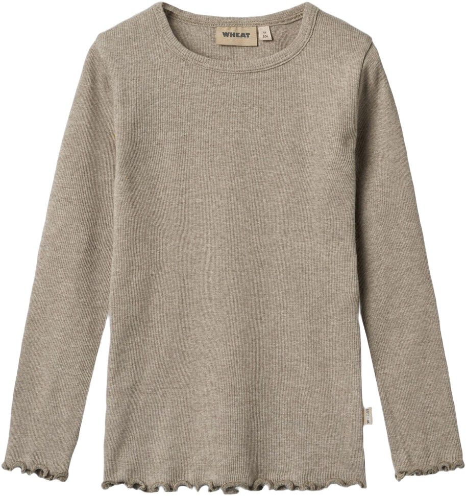 Lang&aelig;rmet Rib T-shirt Ida