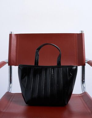 TSGEMMA FAUX LEATHER GRAB BAG